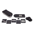 11 Piece Vegetable Chopper with Stainless Steel Blades - Black & Gold