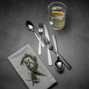 20-Piece Medallion Stainless Steel Flatware Set, Silver