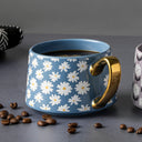 TT BLUE FLWR TEA MUG