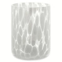 12 fl oz Tortoise Drinking Glass, White