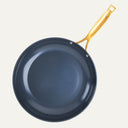 Blue 12-Inch Nonstick Fry Pan Ceramic Collection