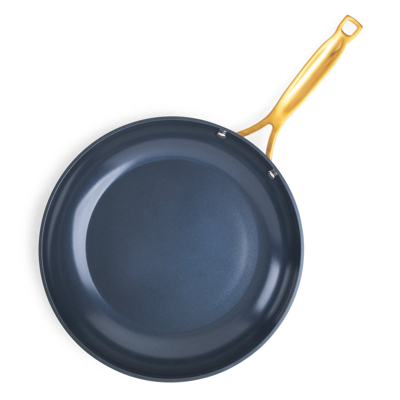 Blue 12-Inch Nonstick Fry Pan Ceramic Collection – Thyme&Table
