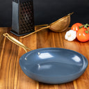 Blue 12-Inch Nonstick Fry Pan Ceramic Collection