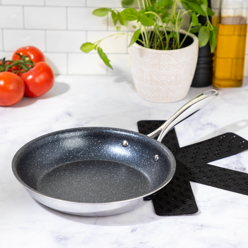 Thyme & Table Non-Stick 10 Inch Fry Pan with Stainless Steel Base