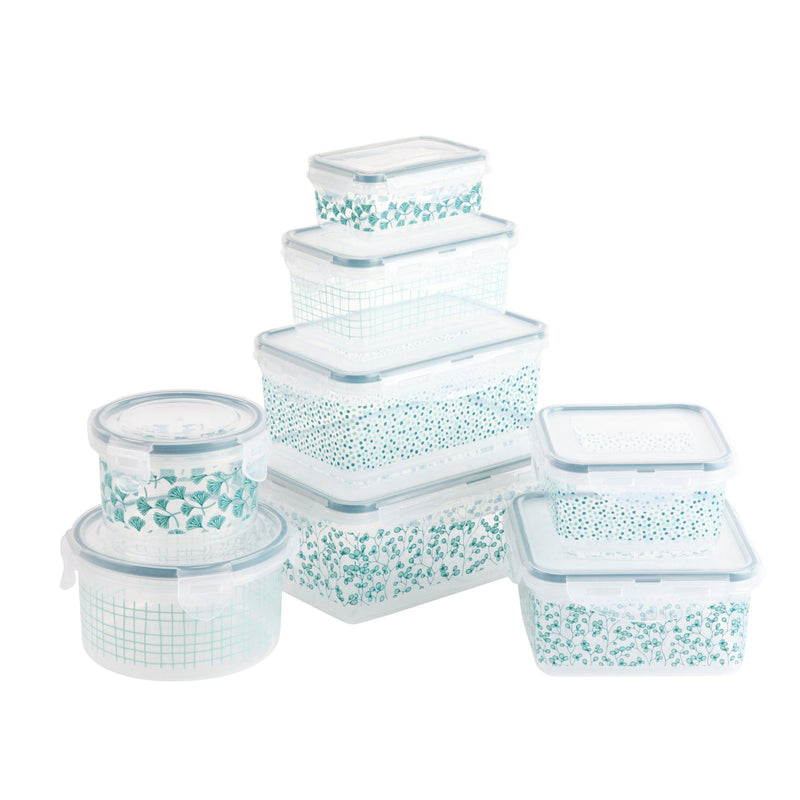 Glass and Basket Storage Containers