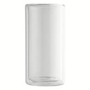 16oz Double Wall Drinking Glass, Clear