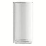 16oz Double Wall Drinking Glass, Clear