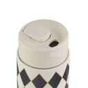 Thyme & Table 22 fl oz Stainless Steel Coffee Tumbler with Frother, Black Diamond