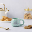 Thyme & Table 14.5 fl oz Blue "One More Chapter" Stoneware Mug