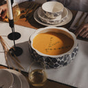 Thyme & Table Stoneware Soup Tureen, Red Leaf