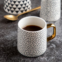 Dot & Stripe Mugs, Set of 4
