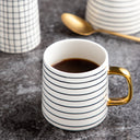 Dot & Stripe Mugs, Set of 4