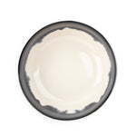 Grey Drip Stoneware Round Cereal Bowl