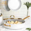 4.5 QT Supreme Saute Pan, Cream