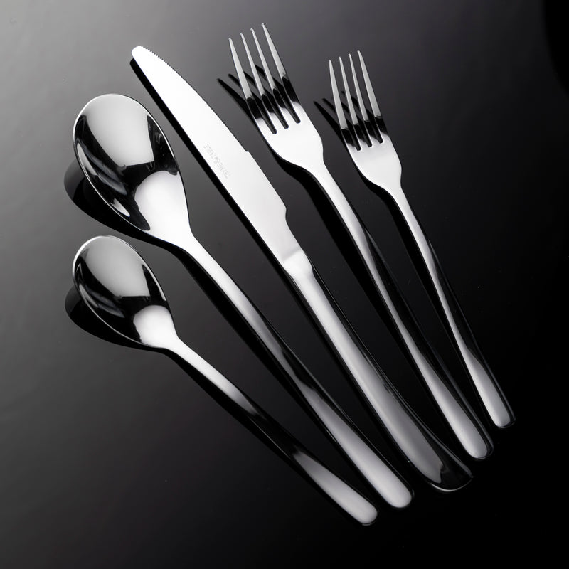 20-Piece Royal Stainless Steel Flatware Set, Stainless