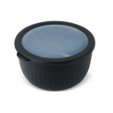 8-Piece Mixing Bowl Set, Black and Cream
