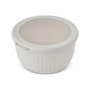 8-Piece Mixing Bowl Set, Black and Cream