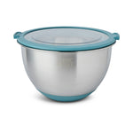 6-Piece Mixing Bowl Set with Easy Grip Transparent Lids