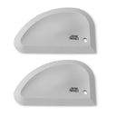 2-Pack Kitchen Scraper, Gray