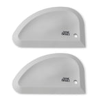 2-Pack Kitchen Scraper, Gray