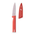 3.5" Paring Knife with Protective Sheath, Coral