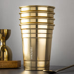 4-Pack Gold 17oz Party Cups