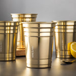 4-Pack Gold 17oz Party Cups