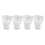 4-Piece Scalloped Shot Glass Set