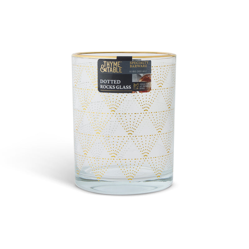 Whiskey Rocks Glass, Diamond Print