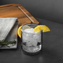 13oz Double Wall Drinking Glass, Black