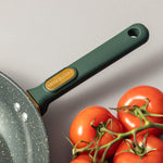 12.5" Ceramic Non-Stick Fry Pan Granite Collection, Hunter Green