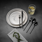 20-Piece Arden Stainless Steel Flatware Set, Black