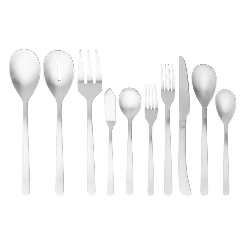 55-Piece Royal Stainless Steel Flatware & Hostess Set, Mirror