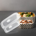 4-piece Square Ceramic Baking Dish & Lid Set, Dot