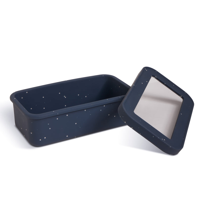 9" Silicone Multi-Use Baking Loaf Pan with Glass Lid