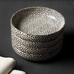 4 Pack Stoneware Low Bowls