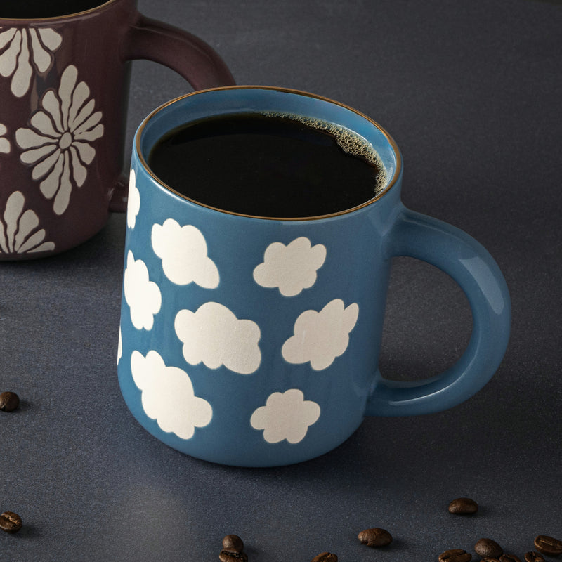 TT GR BLU CLOUD MUG