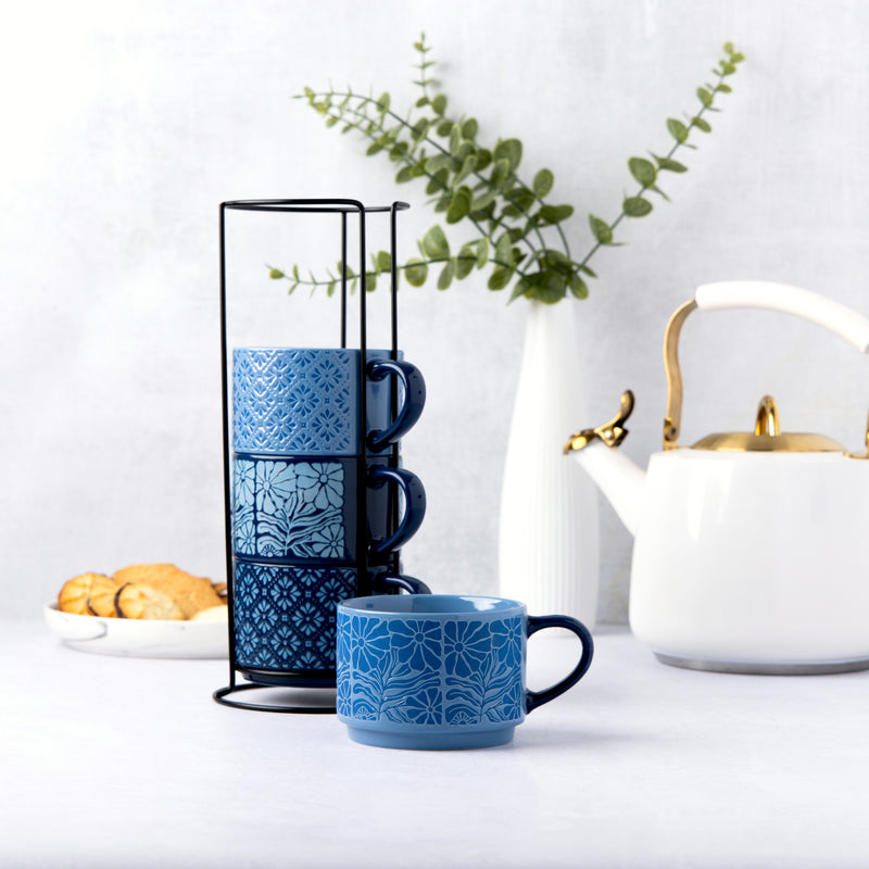 TT 4PK BLUE MIX MUG