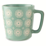 TT GRN SUNBURST MUG