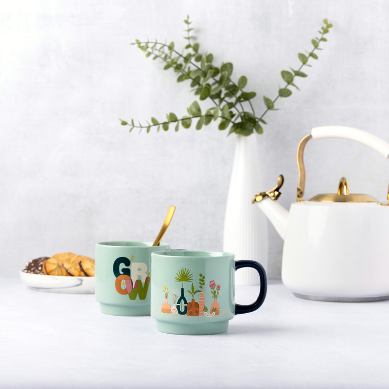 TT 2PCK GROW PLANT MUGS