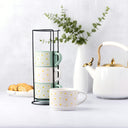 TT 4PK FLORAL MIX MUGS
