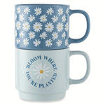 TT 2PK BLOOM FLWR MUG