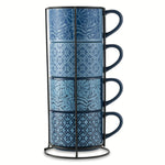 TT 4PK BLUE MIX MUG