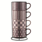 TT 4PK PURPLE MIX MUG