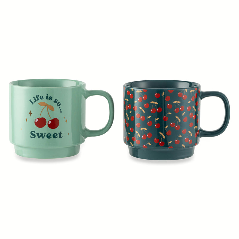 TT 2PK CHERRY MUG