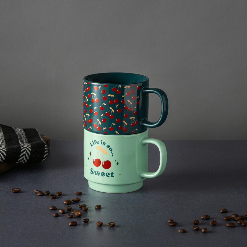 TT 2PK CHERRY MUG