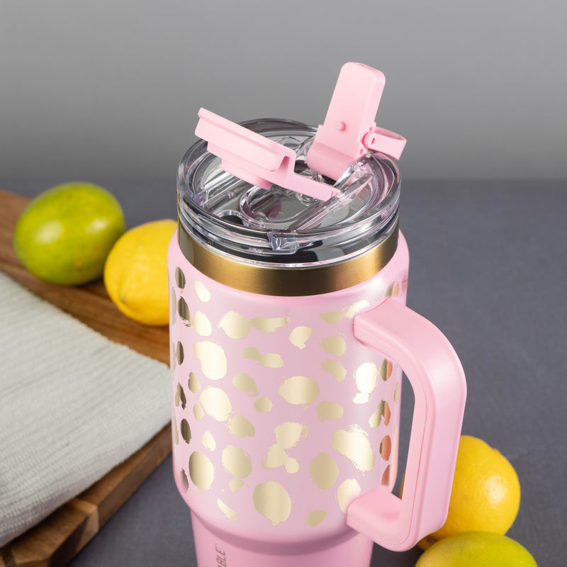 TT 32OZ TMBLR PINK DOT