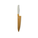 Thyme & Table 7-Piece Slim Block Knife Set with Gold Blades, Mint