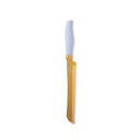 Thyme & Table 7-Piece Slim Block Knife Set with Gold Blades, Light Blue