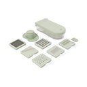 Thyme & Table - 11 Piece Vegetable Chopper with Stainless Steel Blades - Mint